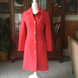 J. Crew Lady Day Double Cloth Wool Coat with Thinsulate